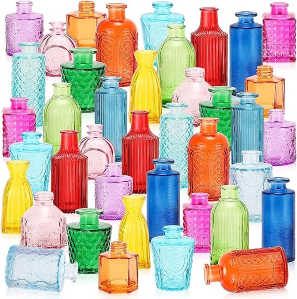 Colorful Bud Vases - Pack of 30